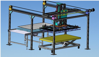 電視機上屏機、大屏幕（mù）電（diàn）視機上屏機、電視機翻轉機、非標自動化設備
